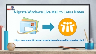 Migrate Windows Live Mail To Lotus Notes