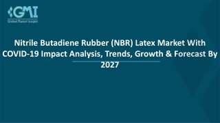 Nitrile Butadiene Rubber (NBR) Latex Market