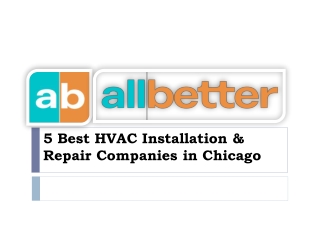 Best HVAC Installation & Repair Companies in Chicago