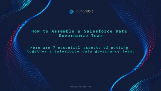 How to Assemble a Salesforce Data Governance Team