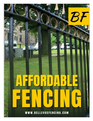 Consider these Affordable Fencing Option