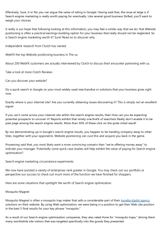 The seo agency meaning Case Study You'll Never Forget