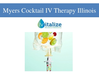 Myers Cocktail IV Therapy Illinois