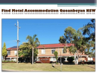 Find Motel Accommodation Queanbeyan NSW