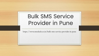 Bulk SMS Service Provider in Pune