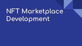 NFT Marketplace Development