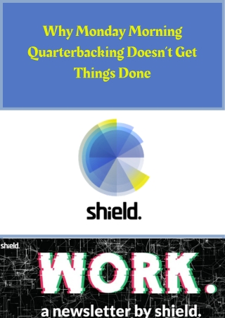 Doesn’t Get Things Done | Monday Morning Quarterbacking