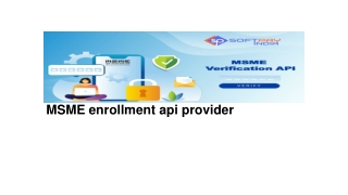 msme enrollment api provider