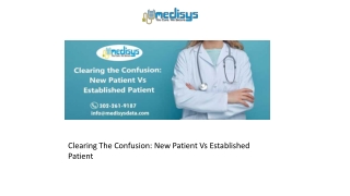 Clearing The Confusion New Patient Vs Established Patient