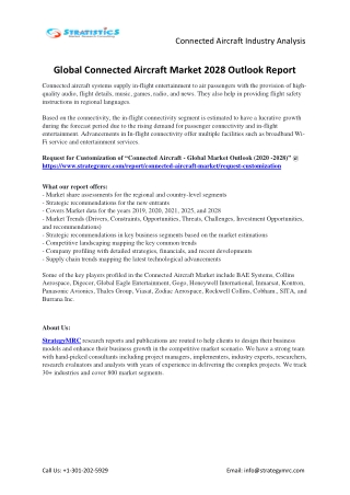 Connected Aircraft Market Forecasts to 2028