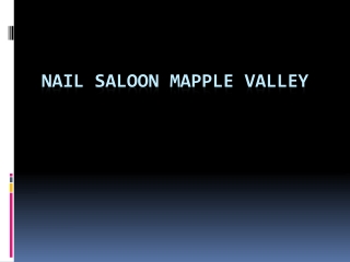 Nail saloon mapple valley