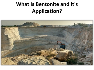 Check out the 6 advantages of bentonite earth