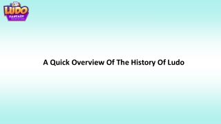 A Quick Overview Of The History Of Ludo-converted