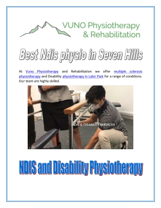 Best Ndis physio in Seven Hills