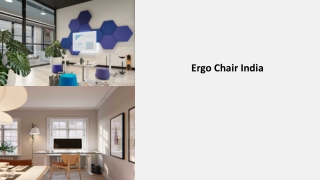 Ergonomic Desk Chairs Have Advantages