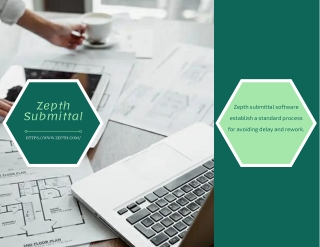 Zepth submittal for Standard Submittal process