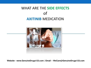 What are the Side effects of Axitinib