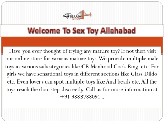 Buy amazing Sex Toy In Allahabad | Kolkatasextoy