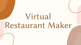 Start A Virtual Restaurant  Virtual Restaurant Maker PPT
