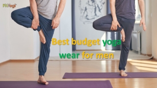 Best budget yoga wear for men