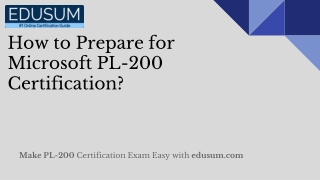 How to Prepare for Microsoft PL-200 Certification?