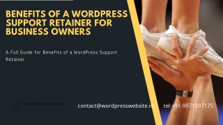 Benefits of a WordPress Support Retainer For Business Owners