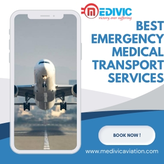 Avail Air Ambulance Services in Raipur from Medivic with All Remedial Help