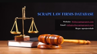 Scrape Law Firms Database