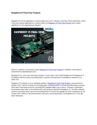 Raspberry Pi Final Year Projects-converted