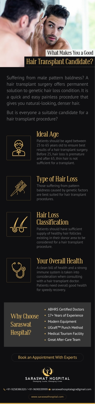 What Makes You a Good Hair Transplant Candidate?