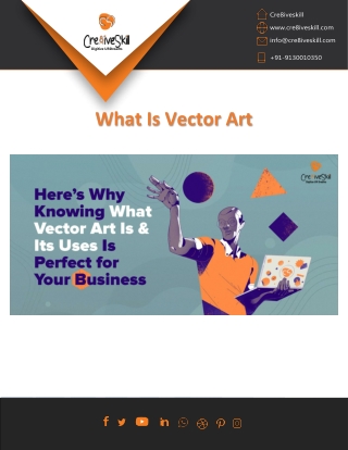 What Is Vector Art | A Guide to Vector | Cre8iveSkill