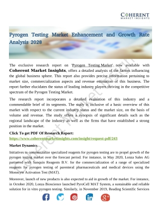 Pyrogen Testing Market