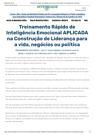 Treinamento Rápido de Inteligência Emocional APLICADA na Construção de Liderança