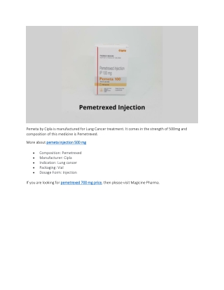 Pemeta by Cipla