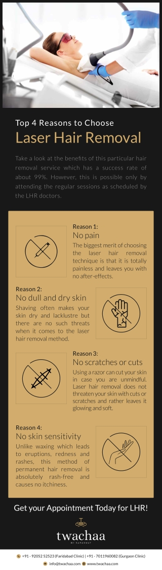 Top 4 Reasons to Choose Laser Hair Removal