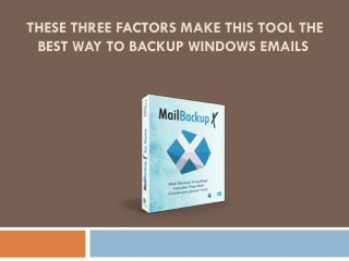 Windows email backup  tool free