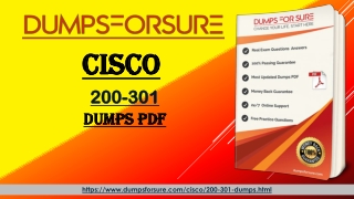 Pass Real IT Certification of Cisco - 200-301 Dumps