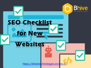 SEO Checklist for New Websites_bhivetechnologies