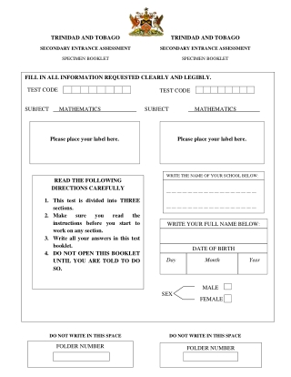 SEA-2019-Mathematics-Specimen-Paper