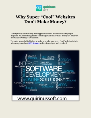 Why Super “Cool” Websites Don’t Make Money pdf