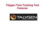 Talygen Time Tracking Tool