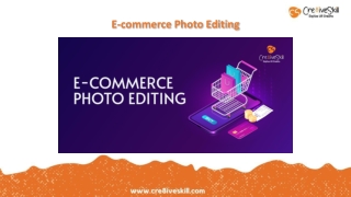 E-commerce product photo Editing Services | Cre8iveSkill