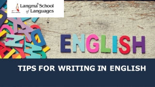 Tips for Writing in English | 10 ways to improve for English