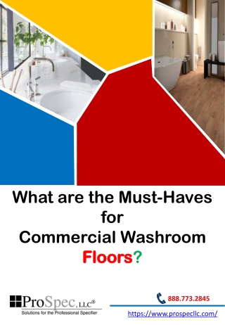 What are the Must-Haves for Commercial Washroom Floors