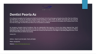 Dentist Peoria Az