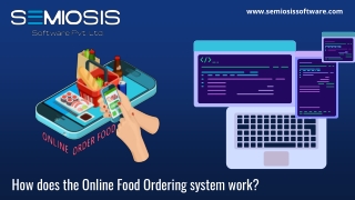 How does the Online Food Ordering system work?