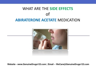 What are the side effects of Abiraterone