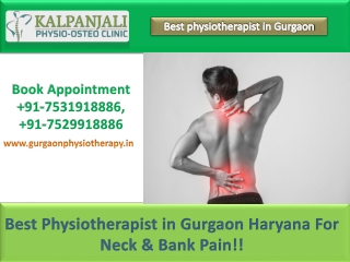 Best physiotherapist in Gurgaon - Kalpanjali