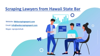 Scraping Lawyers from Hawaii State Bar