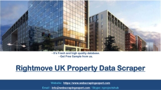 Rightmove UK Property Data Scraper